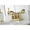 Kingston Brass KB4642DX 4-Inch Centerset Bathroom Faucet with Retail Pop-Up, Polished Brass KB4642DX - alternate 3